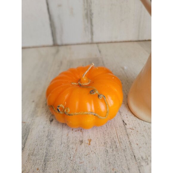 Ghost‎ do you like candle holder wax pumpkin Halloween set - Picture 3 of 11